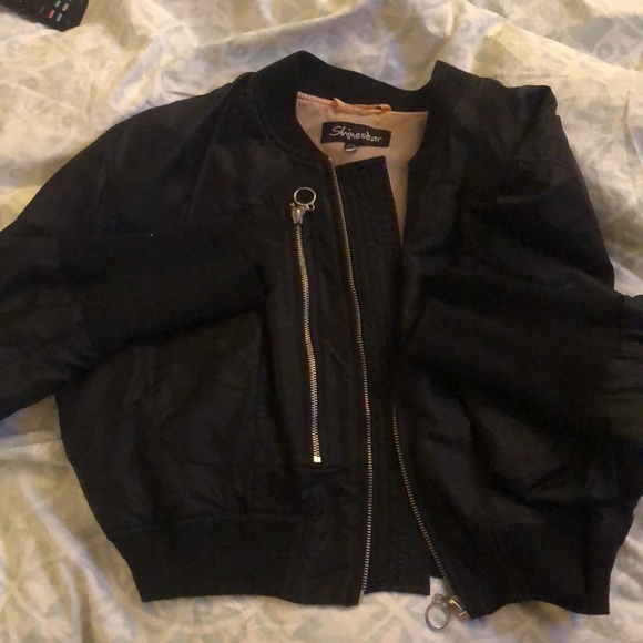Black bomber jacket - Picture 4 of 5